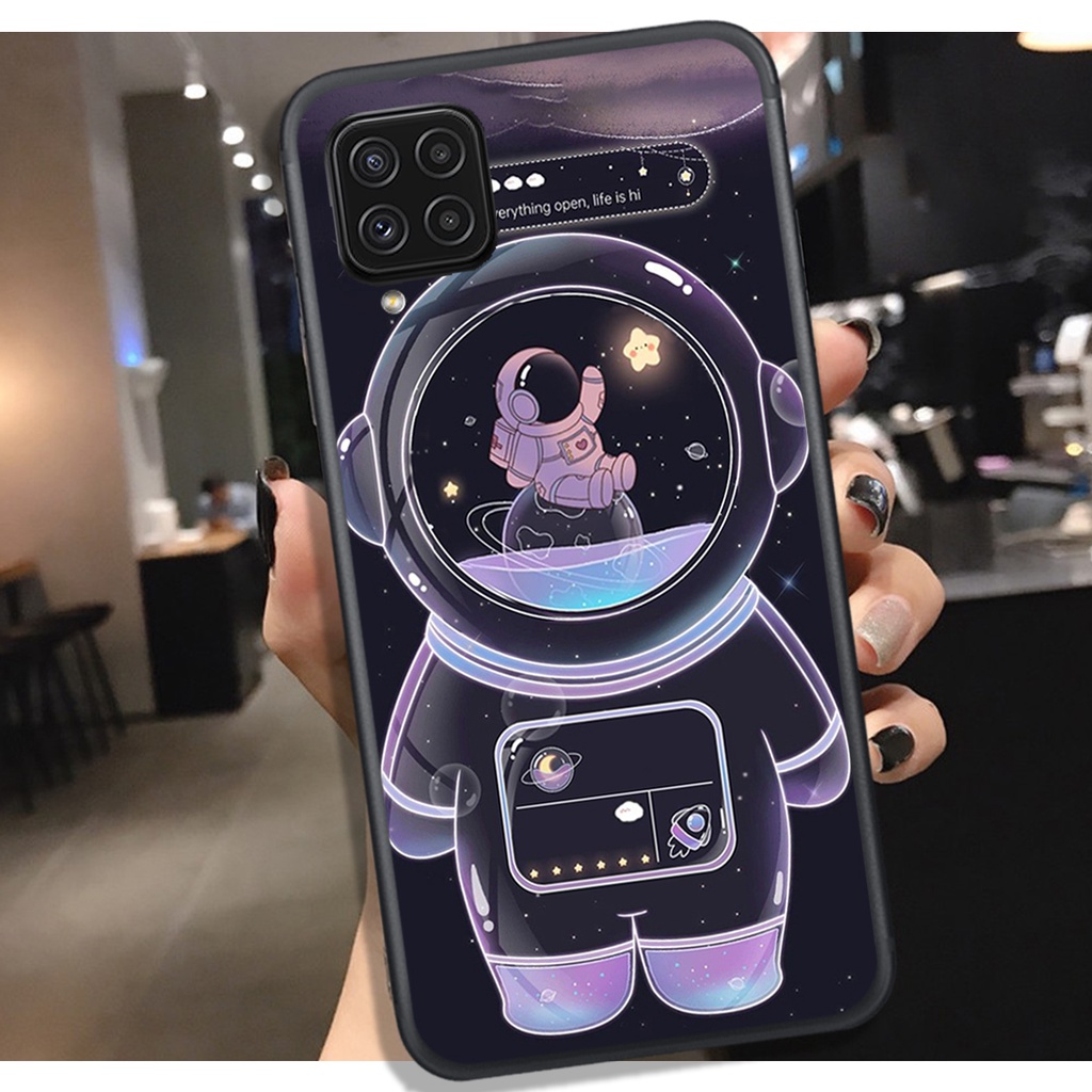 Ốp Lưng SamSung A12 5G - A22 4G - A22 5G - M32 - M33 - M53 , In Hình " Phi Hành Gia" Bắt Mắt, Đẹp.