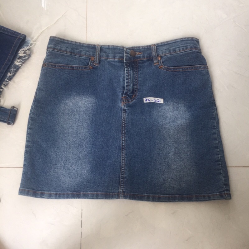 Chân váy jeans 2hand hàng si