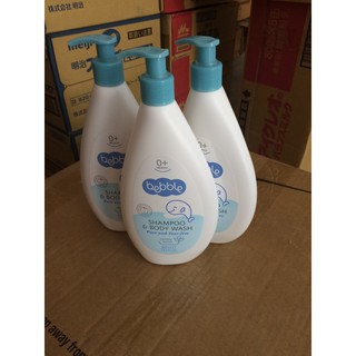 Sữa tắm gội Bebble 400ml Pháp cho bé từ 0m+
