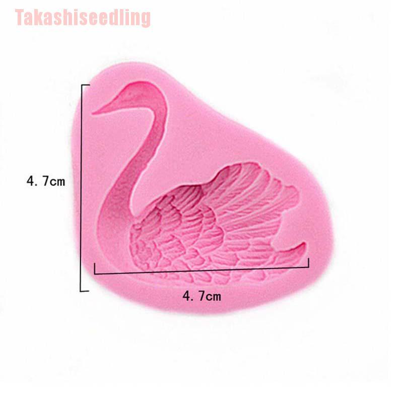 Khuôn Làm Bánh Chất Liệu Silicone Hình Thiên Nga Sáng Tạo