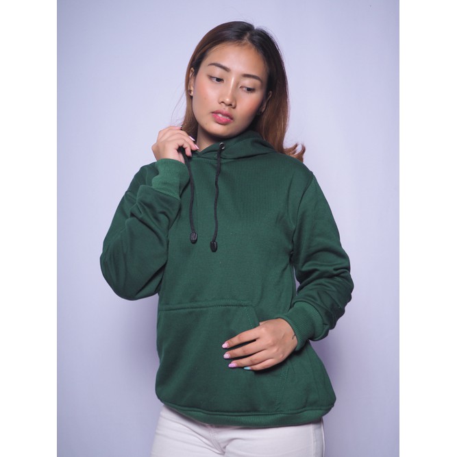 Áo Khoác Hoodie Màu Xanh Lá Cây Cho Nam Nữ