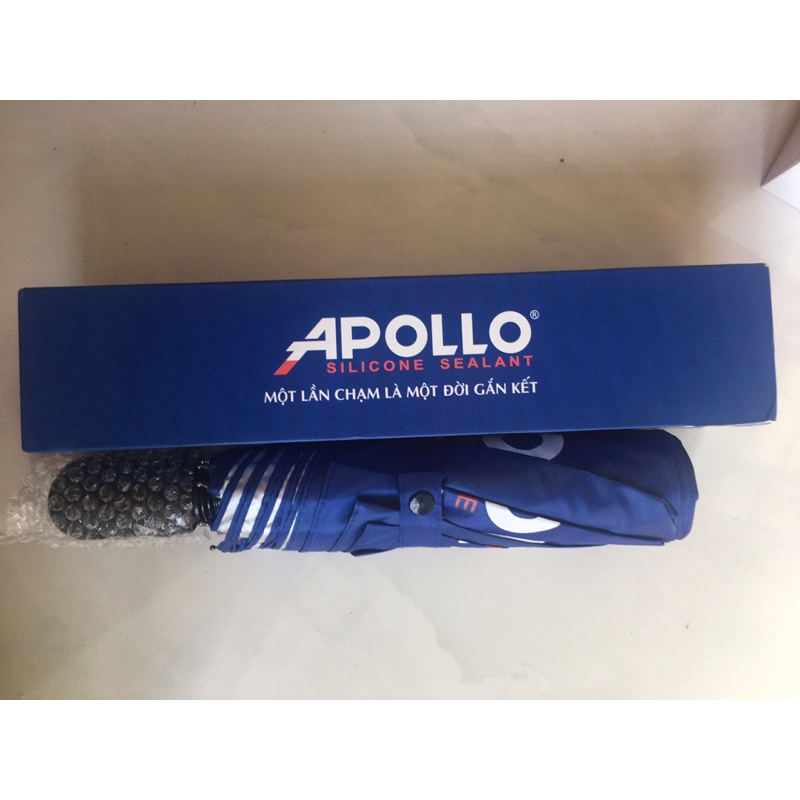 Ô gấp gọn phủ lớp chống tia UV, dù che nắng, che mưa ngoài trời cầm tay cao cấp APOLLO FULL HỘP