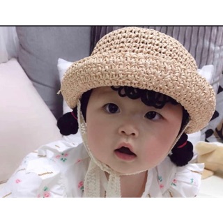 🌸 Nón cói tóc len xinh yêu cho bé 🌸