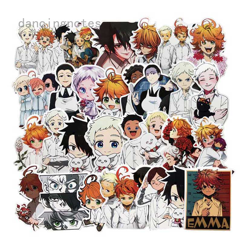 Set 48 Miếng Dán Trang Trí Hình Hoạt Hình Dễ Thương