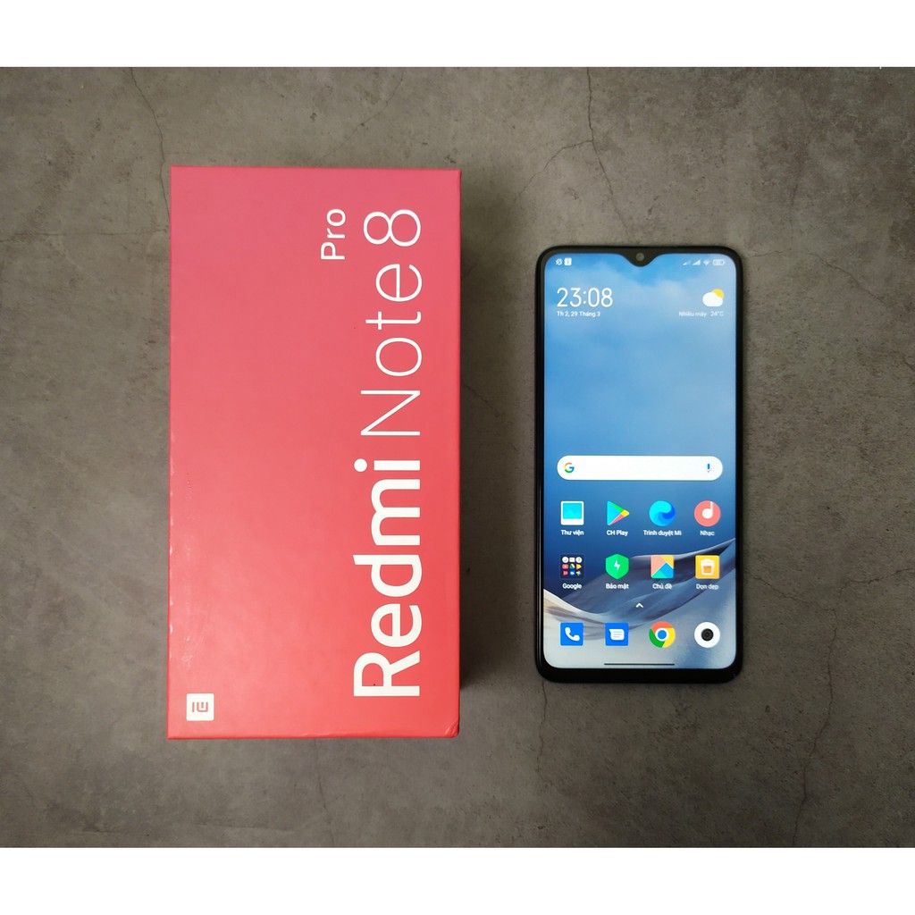 Điện thoại Redmi Note 8 Pro Ram 6/64 full box 99% - Chip Helio G90T chiến Game tốt nhất phân khúc