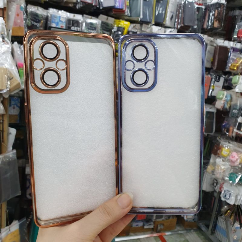 Ốp điện thoại Oppo Reno 7Z/A96 dẻo viền màu lưng trong