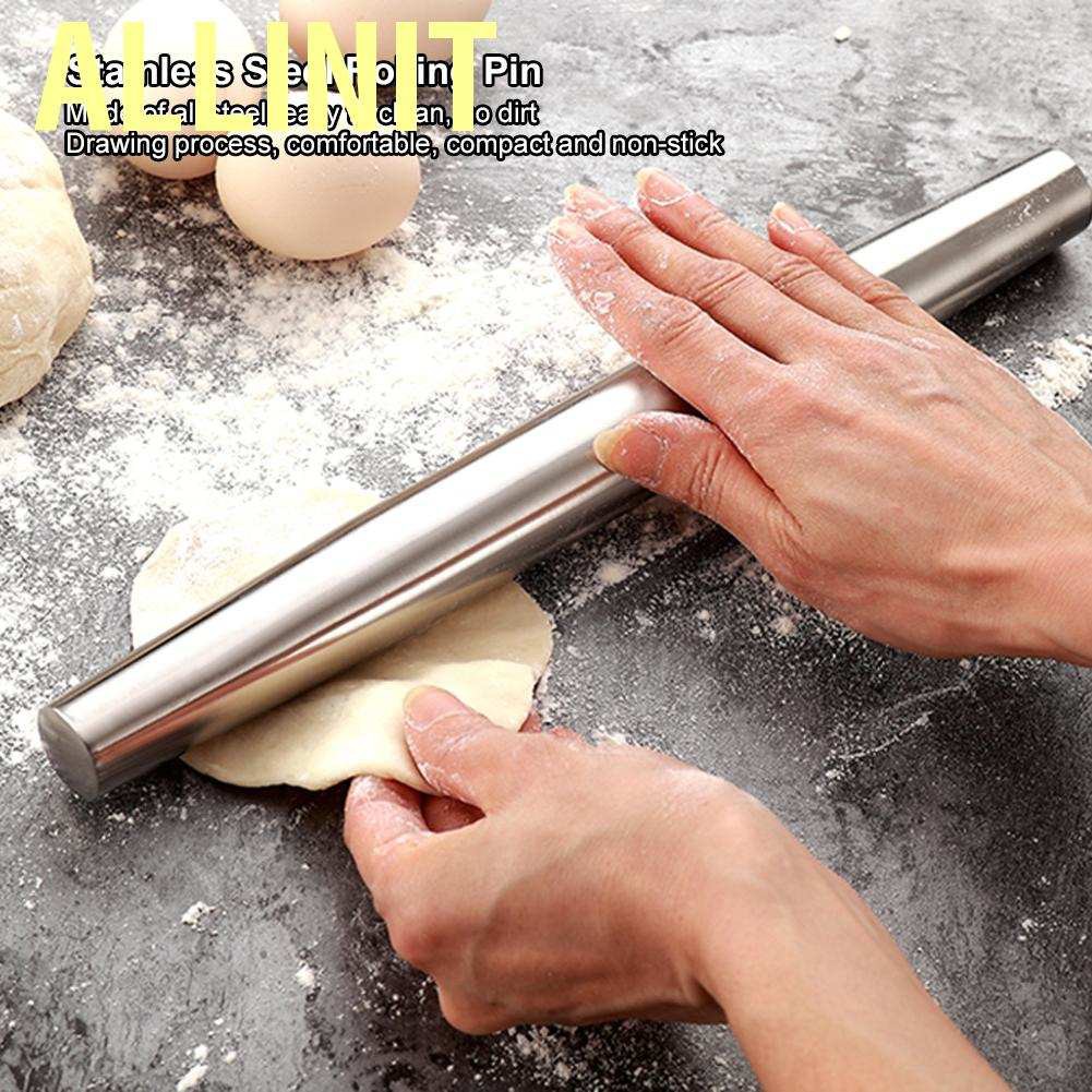 Cây Lăn Bột Chống Dính Bằng Thép Không Gỉ