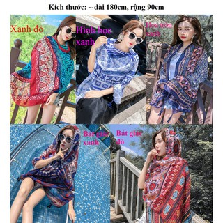 Khăn Choàng Thổ Cẩm Đi Biển - KTT6