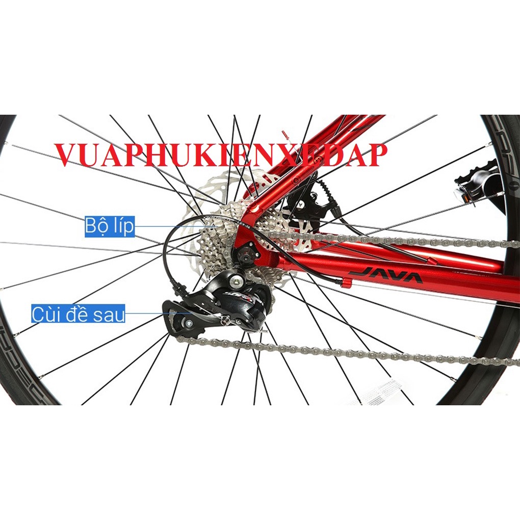 Xe đạp đua Java Veloce-Thương hiệu Ý Khung hợp kim nhôm 2x9 18 Tốc độ