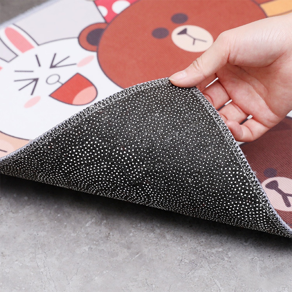 Thảm Lau Chân Nhà Bếp, Phòng Tắm, Phòng Ngủ, Phòng Khách Chống Trơn Trượt Kích Thước 39X60  - BooMart