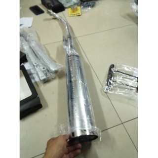 Pô xe máy Wave 110 - 1985 móc nhẹ nổ ấm đuôi đen