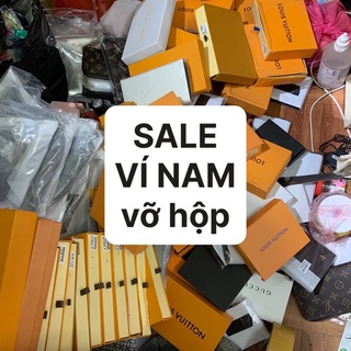 Ví nam sale do vỡ hộp