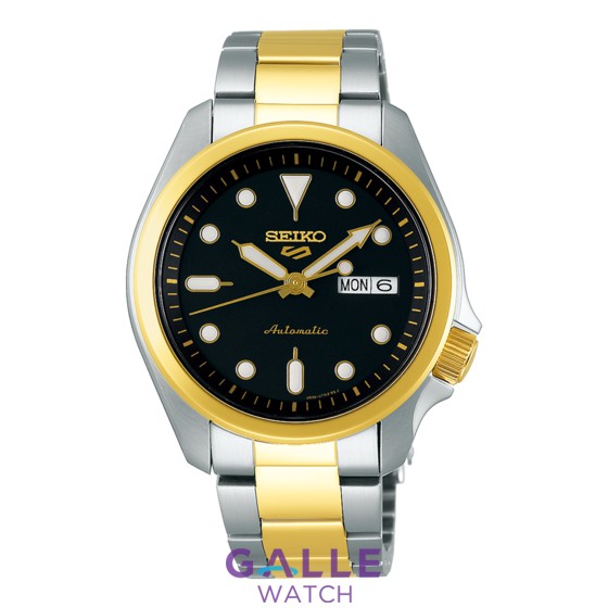 Đồng hồ cơ nam Seiko 5 Sports SRPE60K1 kính Hardlex chống xước, chống nước 10 ATM, dây thép không gỉ cao cấp chính hãng