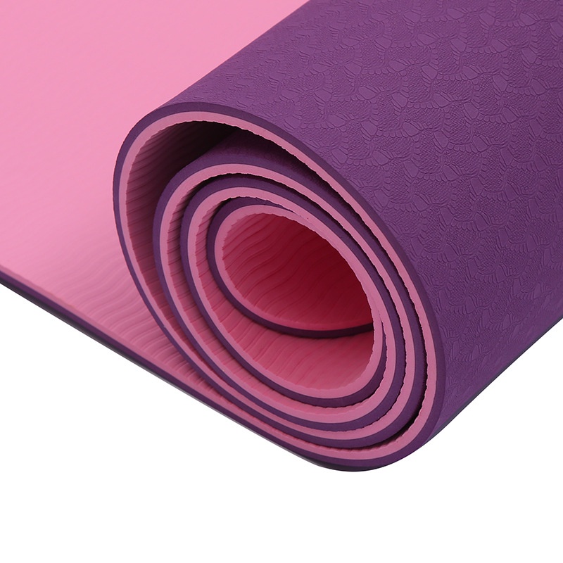 [FREESHIP❤️] THẢM TẬP YOGA , THẢM TẬP GYM TPE ĐỊNH TUYẾN CAO CẤP 2 LỚP 6MM VÀ 8MM 88324