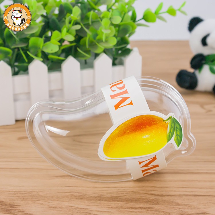 (Set 50) Hộp PET nhựa đựng bánh Mousse Xoài