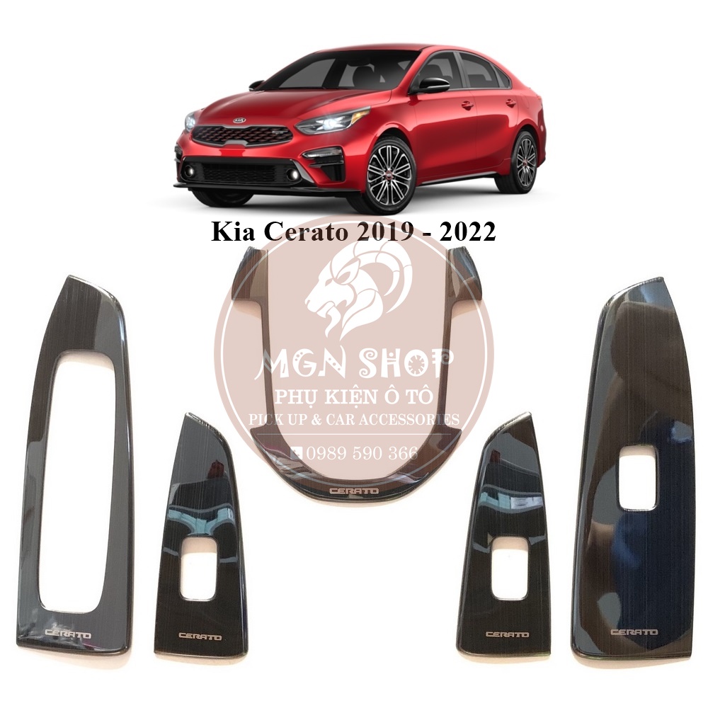 [Ốp nội thất] [Kia Cerato 2019 - 2022] vân titan