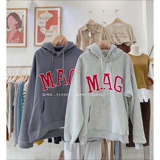 ÁO HOODIE NỈ CHỮ MAG (ẢNH THẬT SHOP CHỤP)