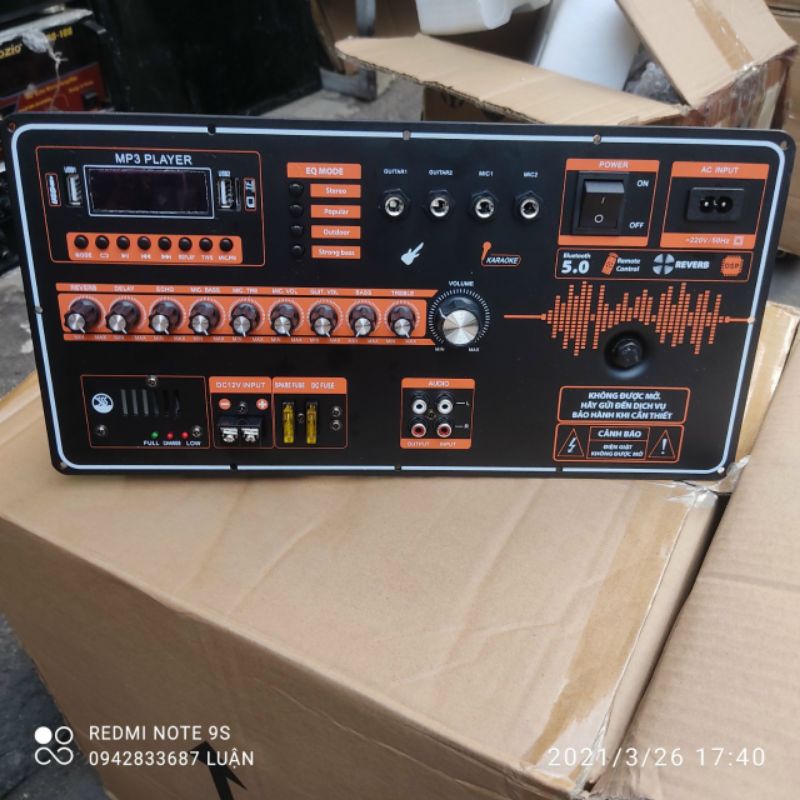 Mạch Loa Kéo V250B Công Suất Lớn 4 Tấc Đôi Reverb 19x38