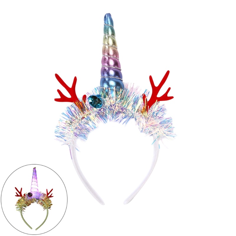 Băng Đô Cài Tóc Hình Sừng Tuần Lộc Giáng Sinh