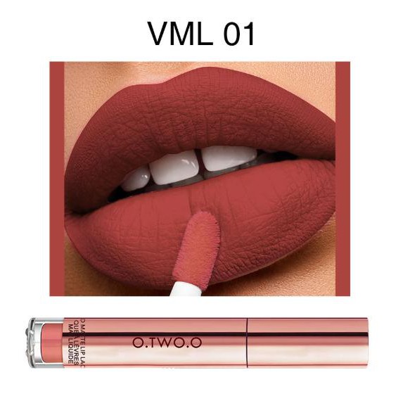 Son kem lì O.TWO.O Matte Lip Lacquer màu mới hàng nội địa Trung MX