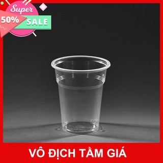 [GIÁ SỈ] 50 ly nhựa đựng trà sữa 360ml loại dành cho máy dập màng - không kèm nắp