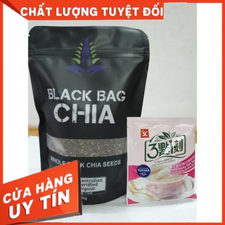 Hạt chia đen 500g date T12.2023 tặng ngay Trà sữa hoặc Bột óc chó