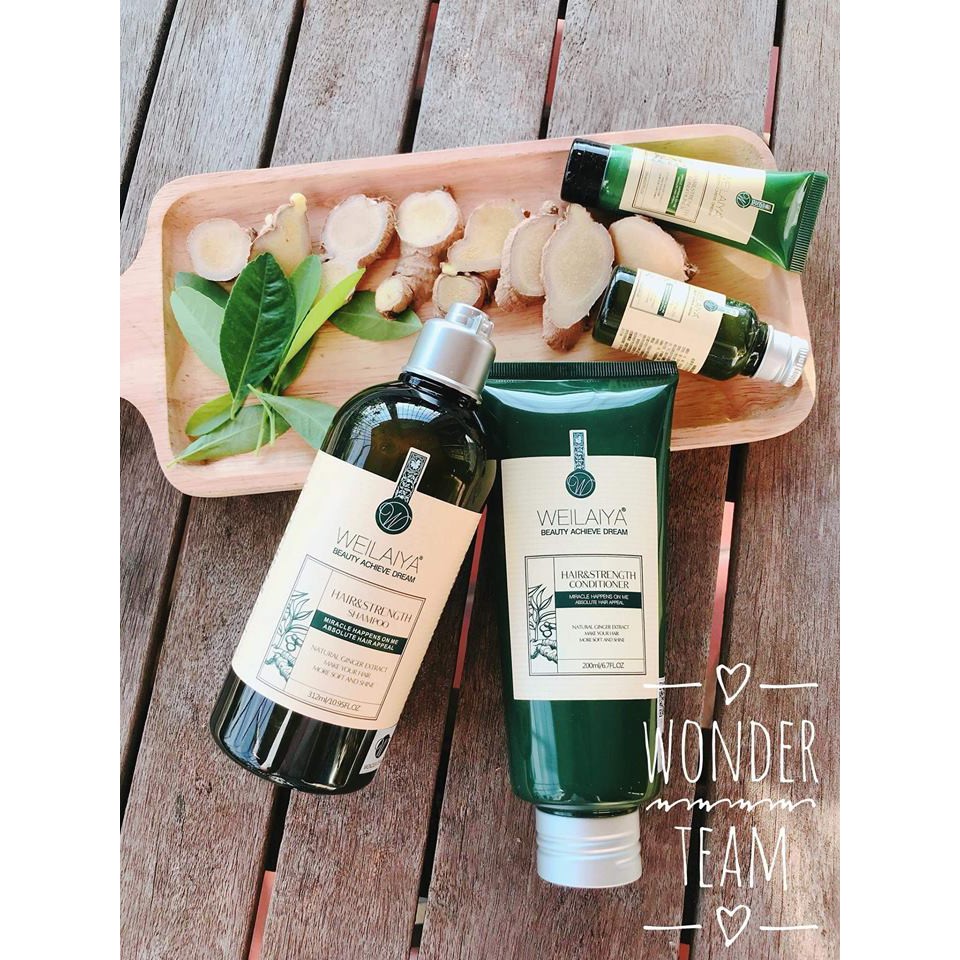 Sale giá gốc gội xả gừng xanh và nâu 312ml - 200ml (tặng kèm mini 30ml - 20ml) | BigBuy360 - bigbuy360.vn