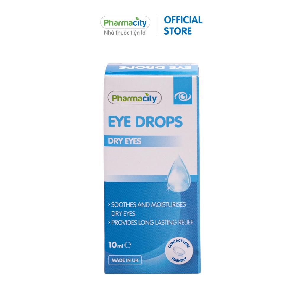 Nhỏ mắt Pharmacity Anti-Pollution và Dry Eyes(Chai 10ml)