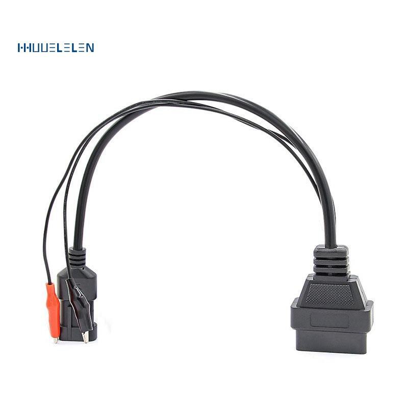for Alfa Lancia Fiat 3 Pin to 16 Pin OBDII OBD2 Connector Adapter Car Cable Obd for Fiat 3Pin Diagnostic Cable