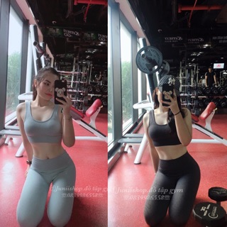Set đồ tập thun gân tập gym yoga