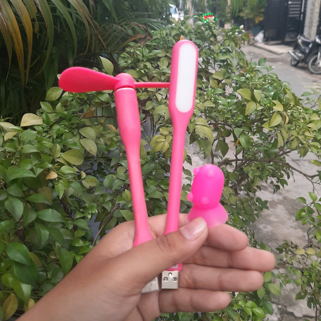 Combo quạt + đèn + chong chóng + giá đỡ điện thoại | BigBuy360 - bigbuy360.vn