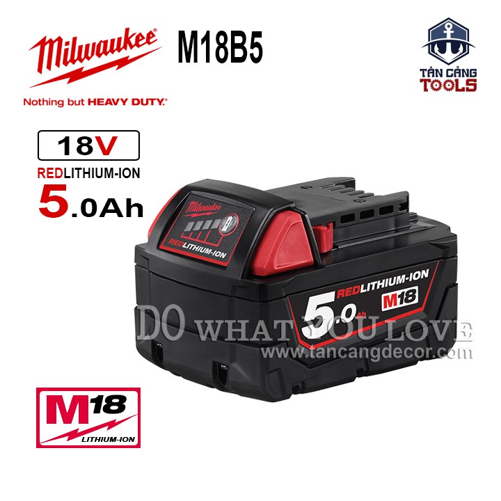 Pin 18V Milwaukee M18 REDLITHIUM-ION ( Nhiều Mã Sản Phẩm )