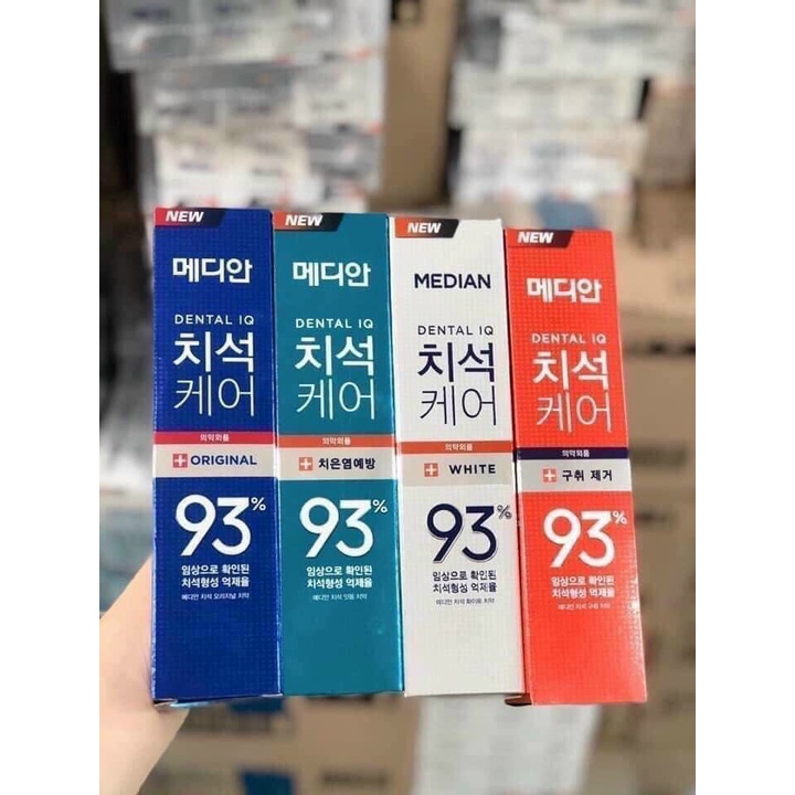 Kem đánh răng Median 93% Hàn Quốc Hộp 120g