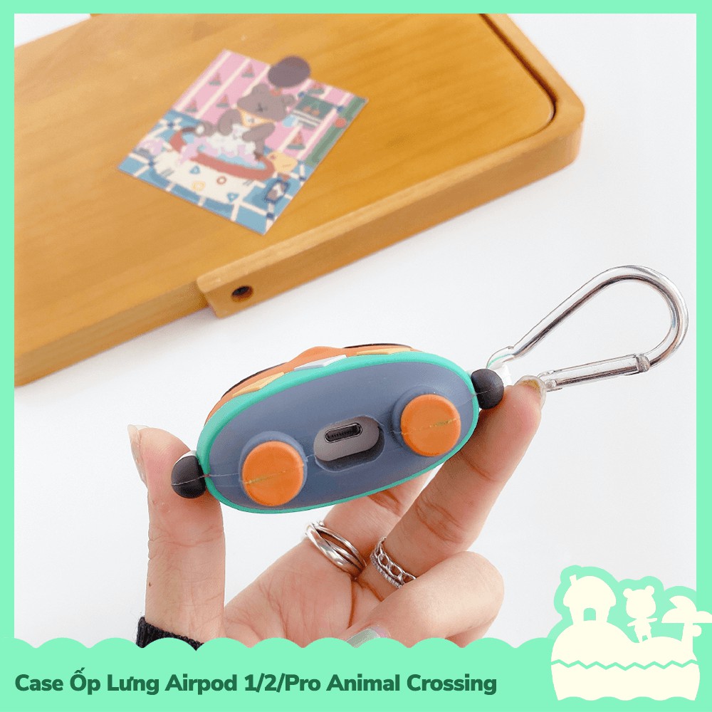 [Sẵn VN - NowShip] Case Ốp Lưng Air_Pod 1 / 2 / Pro Gel Silica Kiểu Dáng Village Game Animal Crossing Horizons