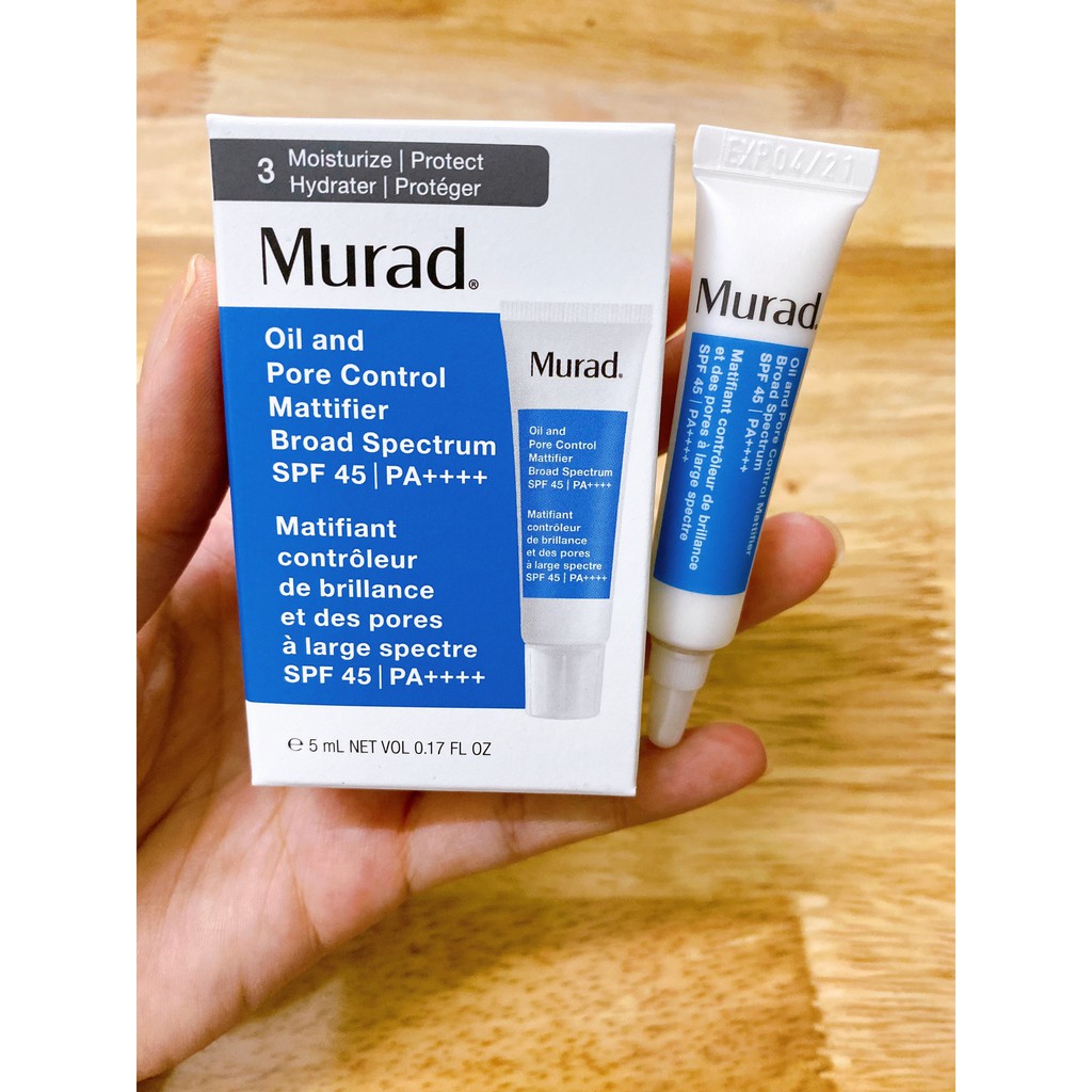 [Chính Hãng] Kem Dưỡng Kiềm Dầu &amp; Chống Nắng Thế Hệ Mới - Murad Oil and Pore Control Mattifier Broad Spectrum SPF 45