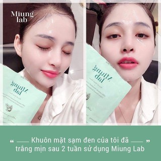 [ Màu xanh ] Mặt nạ nước dừa sinh học MIUNG LAB