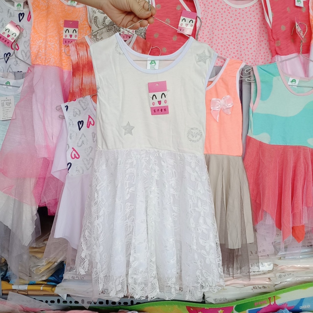Váy bé gái cotton hai chiều mềm mịn xin xắn đáng yêu [V03]
