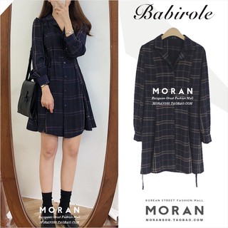 Đầm Moran Dáng Thắt Lưng Tôn Eo Phong Cách Đơn Giản Công Sở