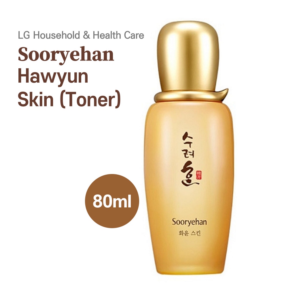 Toner Soryehan Hawyun Chiết Xuất Thảo Mộc Và Nhân Sâm Hàn Quốc 80ml