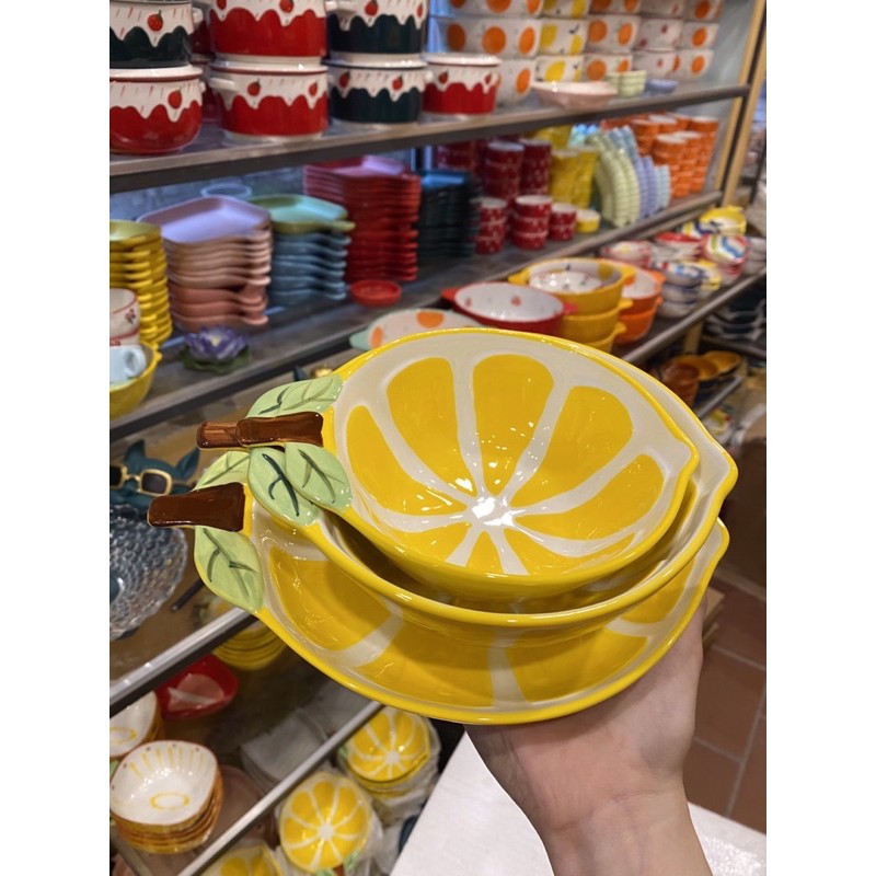 Bát tô sứ hình trái cây siêu xinh trang trí món ăn, decor bàn ăn đựng đồ ăn dặm cho bé