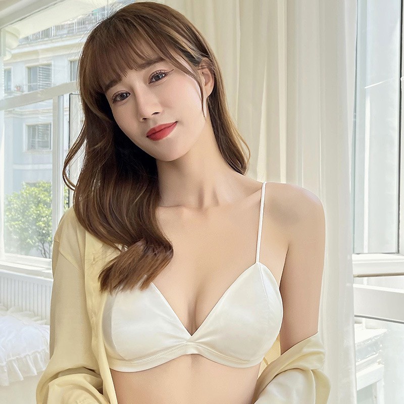 Áo Bra Satin Lụa Bóng Hàng Cao Cấp Chất Siêu Mềm Sexy Mã 101