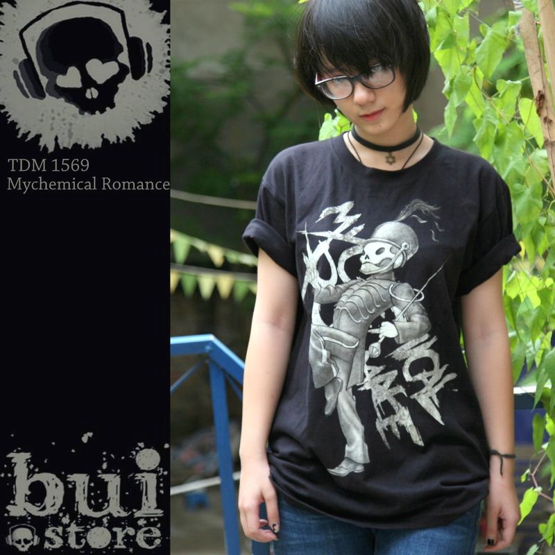 Áo Rock band tee: áo phông 100% cottong - hàng Thái Lan - My Chemical Romance TDM 1569