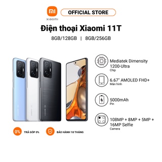 Điện thoại xiaomi 11t 8+128gb | pin 5000mah | mediatek dimensity 1200 | sạc nhanh 67w
