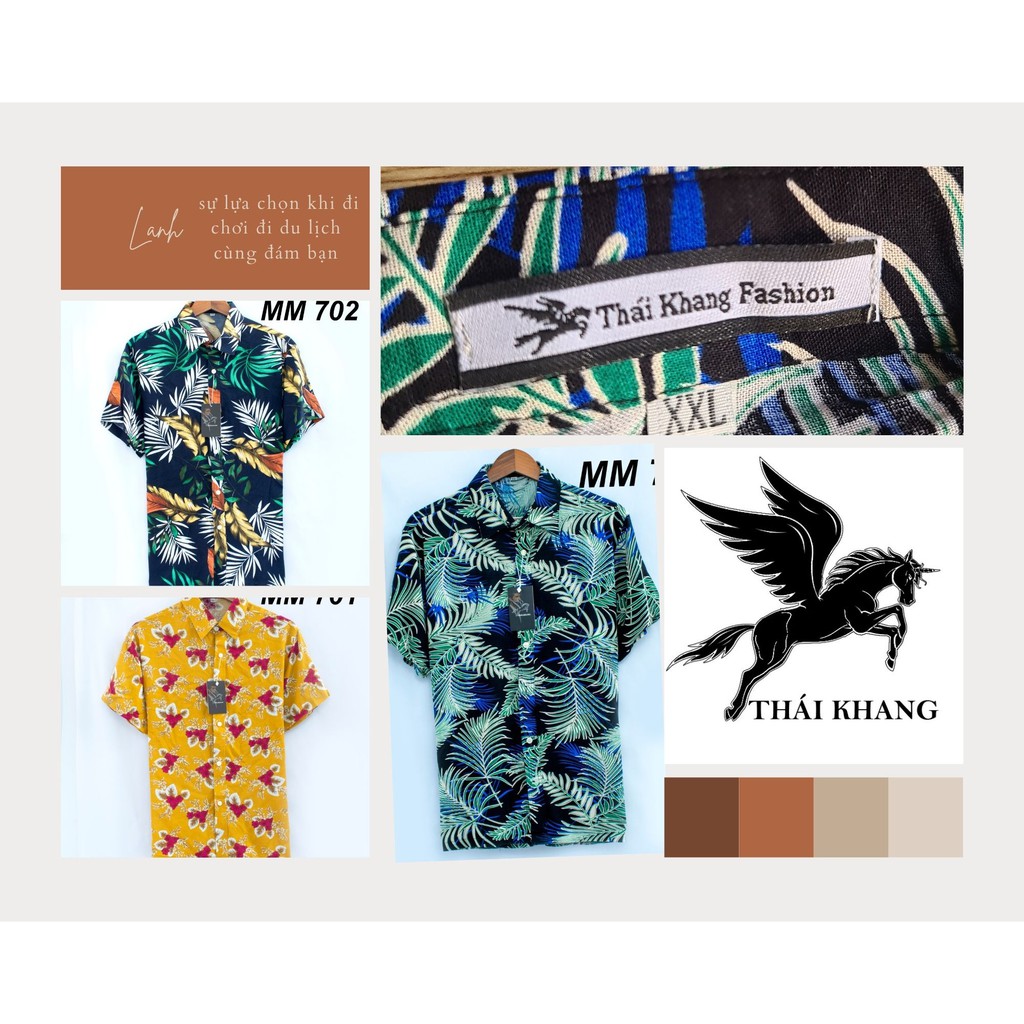 Áo nhóm đi biển CỰC MÁT họa tiết hoa lá đẹp loại áo sơ mi mặc nhóm nam nữ ASLMM7 | BigBuy360 - bigbuy360.vn