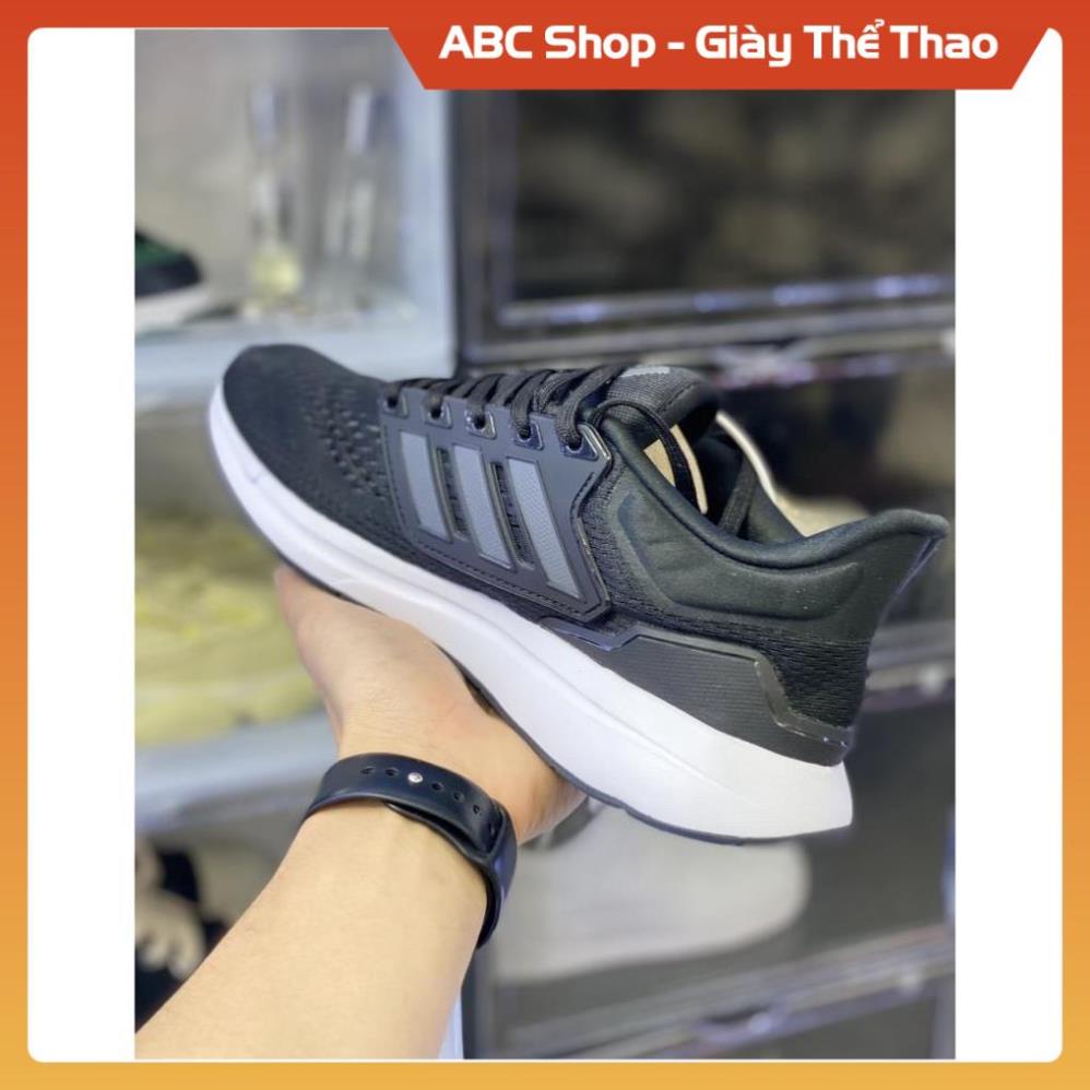 Giày Sneaker Eqt 2022 Màu Đen Đế Trắng Nam Nữ, Giầy thể thao EQT full phụ kiện ABC Shop