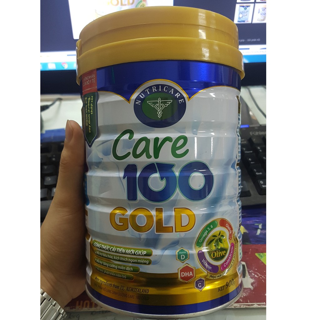 Sữa Care 100 Gold 900g (cho trẻ 1-10 tuổi)