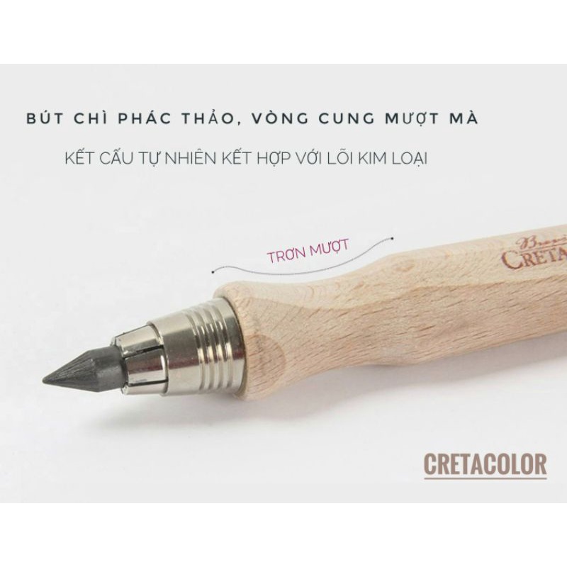|Order| Bút Chì Bấm Cretacolor Ngòi 5,6mm - Cretacolor - Austria
