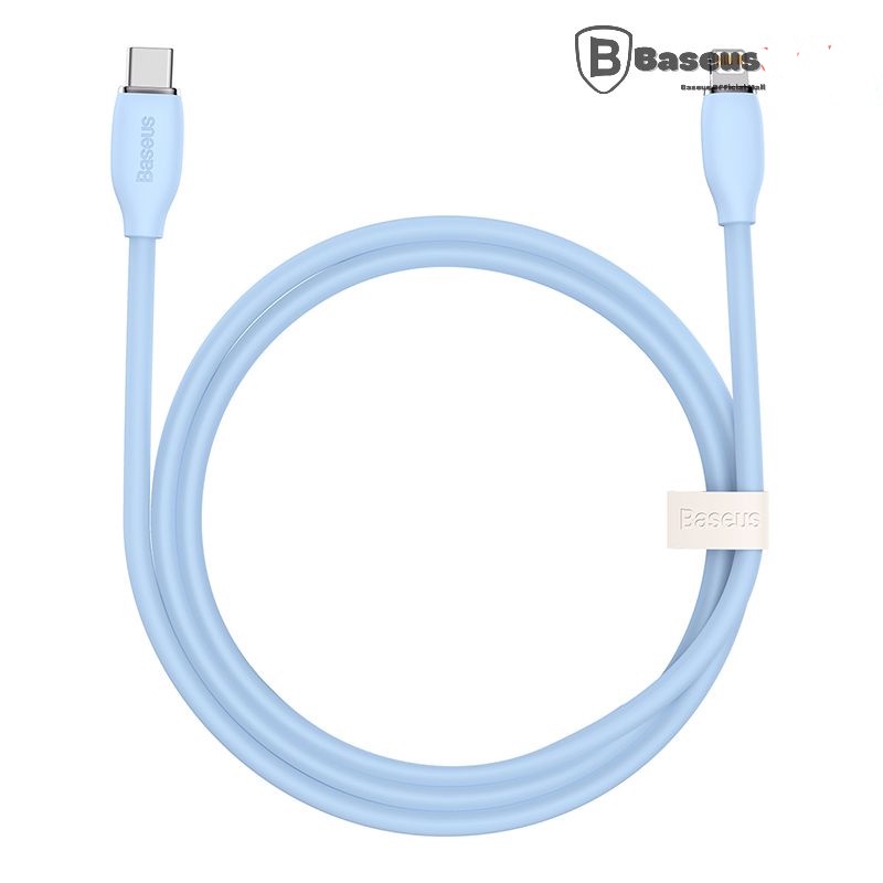 Baseusmall_Baseus Cáp Sạc Siêu Nhanh Baseus Jelly Liquid Silica Gel Type-C to l.P 20W truyền dữ liệu 480Mbps