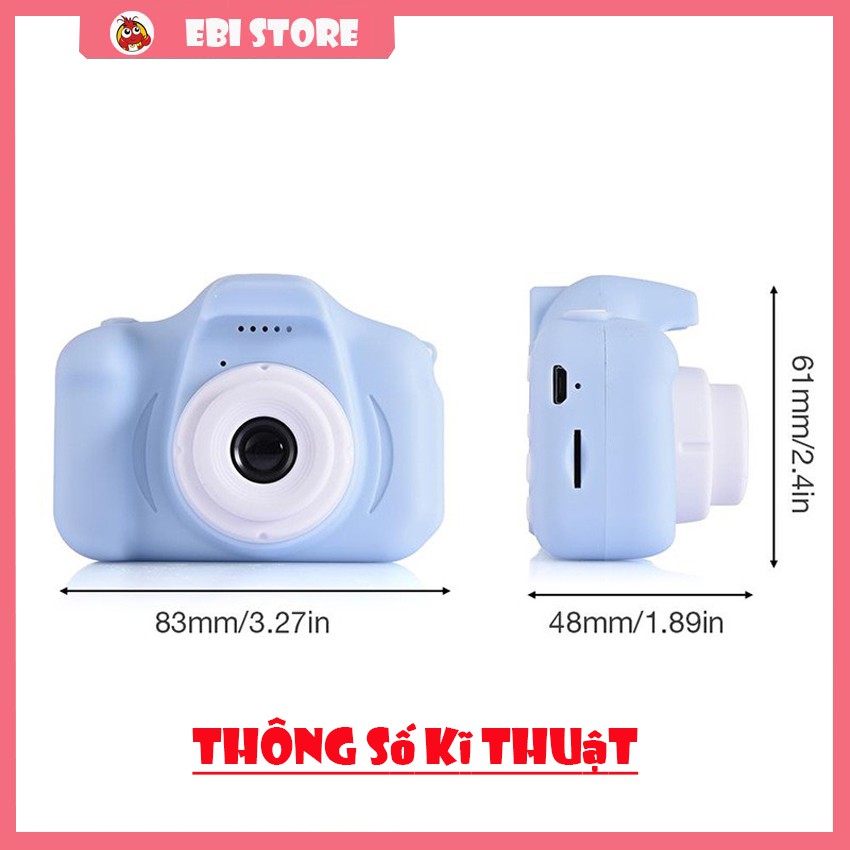 [Có Bảo Hành] Máy Ảnh ❤️ Máy Ảnh Kĩ Thuật Số 2.0 Inch 1080P Dùng Thẻ Nhớ Sử Dụng Ngôn Ngữ Tiếng Anh ❤️