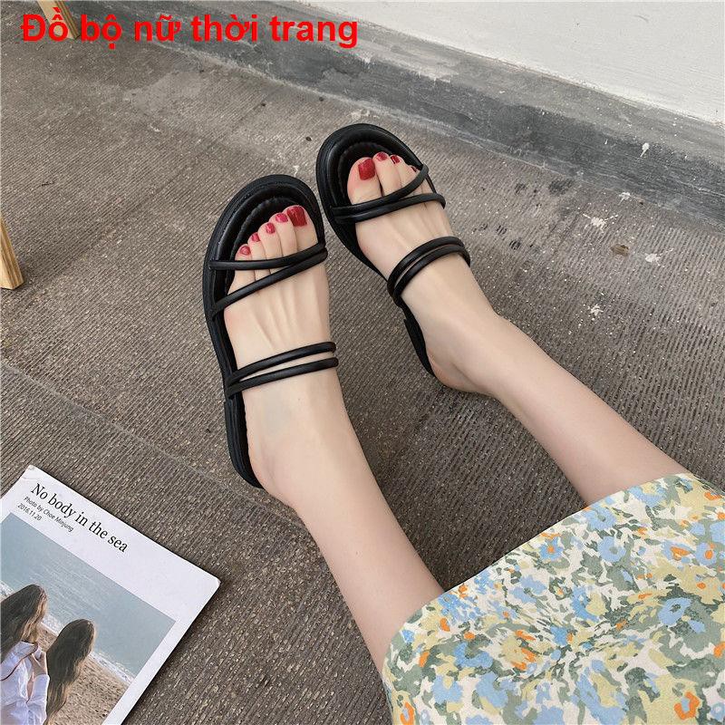 sandalSandals nữ kiểu cổ tích hè 2021 Áo khoác ngoài mới Phiên bản Hàn Quốc của sinh viên nổi tiếng mạng hoang